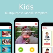 Kids - Multipurpose Mobile Template