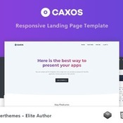 Caxos - Landing Page Template