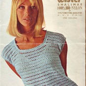 Crochet Jumper Easy Pattern. Bust 34"-40". Vintage. PDF Pattern. Instant Download