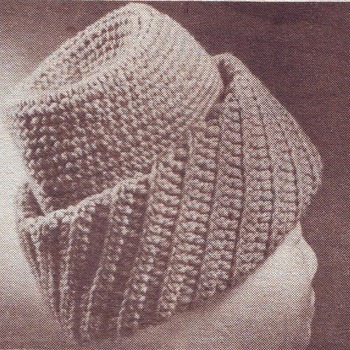 Crochet Men's Cossack Style Hat Vintage Crochet Hat PDF Pattern. Instant Download