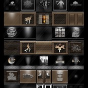 Nine packages of 300 pieces of  textures for imvu today offer