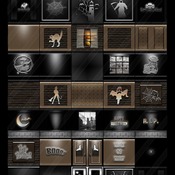 Nine packages of 300 pieces of  textures for imvu 50% off