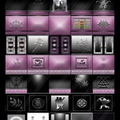 Nine packages of 300 pieces of  textures for imvu today offer