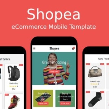 Shopea - eCommerce Mobile Template