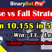 [Binary Bot Pro] Rise vs Fall Strategy (30-Jul-2020)