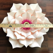 PDF Petal 3 Paper Flowers Template Printable Trace and Cut 3D Giant Paper Flowers