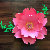 SVG PNG DXF Petal 13 Paper Flower Templates Cut files for Cutting Machines Such as Cricut and Silhouette Cameo Diy Paper Flowers project