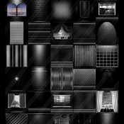 big offer eight packs of 245 textures for the construction of rooms at imvu 50% off