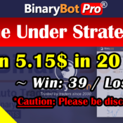 [Binary Bot Pro] The Under Strategy (14-Aug-2020)