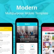 Modern - Multipurpose Mobile Template