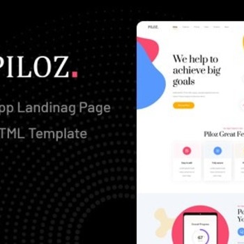 Piloz - App Landing Page HTML Template