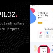 Piloz - App Landing Page HTML Template