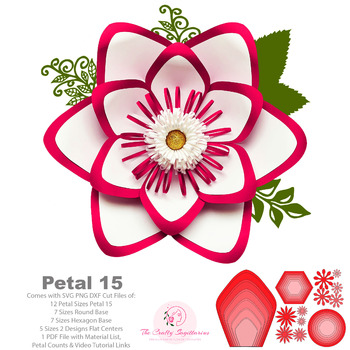 Free Free 67 Svg Cricut Flower Template SVG PNG EPS DXF File