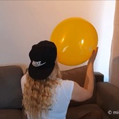 Video 121 - blowing 2 balloons and 1 sit2pop