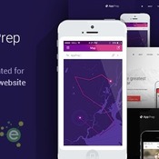 AppPrep - Creative App Landing Page HTML5 Template + RTL