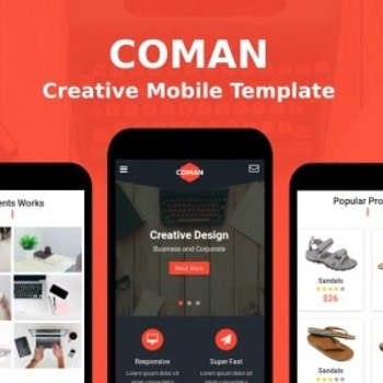 Coman - Creative Mobile Template