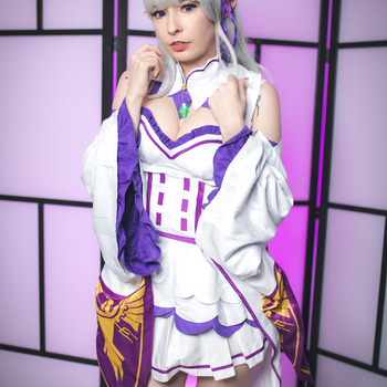 Re:Zero: Emilia AND Bunny Rem HQ Cosplay & Boudoir