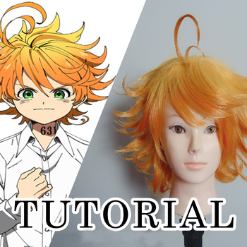 Emma Wig Tutorial - The Promised Neverland [Español//English]