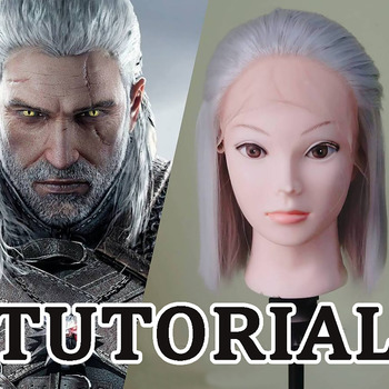 Geralt Of Rivia Wig Tutorial - The Witcher [Español//English]