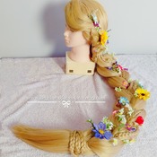 Rapunzel Wig Tutorial - Tangled [ Español//English]