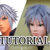 Riku Wig Tutorial - Kingdom Hearts III [Español//English]