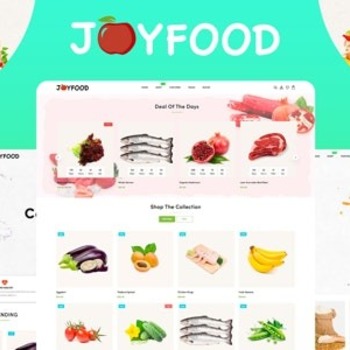 JOYFOOD V1.0 - GROCERY, SUPERMARKET ORGANIC FOOD/FRUIT/VEGETABLES ECOMMERCE SHOPIFY THEME
