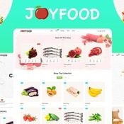 JOYFOOD V1.0 - GROCERY, SUPERMARKET ORGANIC FOOD/FRUIT/VEGETABLES ECOMMERCE SHOPIFY THEME