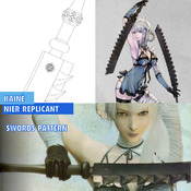 Kainè - NieR Replicant - Cosplay Swords Pattern Blueprint