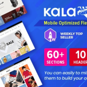 KALA V6.1.10 - CUSTOMIZABLE SHOPIFY THEME - FLEXIBLE SECTIONS BUILDER MOBILE OPTIMIZED