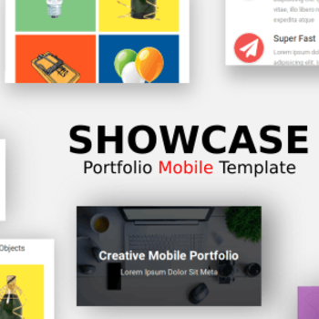 Showcase - Portfolio Mobile Template