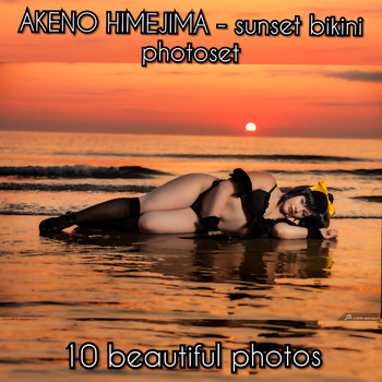 AKENO HIMEJIMA - SUNSET SEXY PHOTOSET