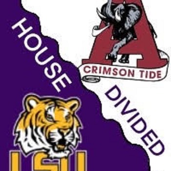 House divided Crimson Tide/LSU