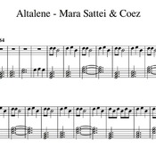 Spartito di "Altalene - Mara Sattei & Coez" per pianoforte