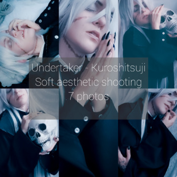Undertaker - Kuroshitsuji soft aesthetic set 7 photos