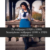 Elizabeth Comstock Cosplay Wallpaper - Bioshock Infinite