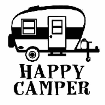 Happy Camper Throw and Pillow Set (2 patterns)