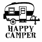 Happy Camper Throw and Pillow Set (2 patterns)