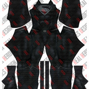 Man of Steel Black Suit Cosplay Pattern