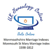 Monmouth St Mary Marriage Index 1598-1812