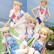 Sailor Moon Swimsuit {SET 5 PHOTOS}