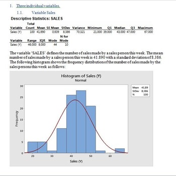 solved Math533 Part A: Exploratory Data Analysis SalesCall