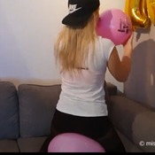 VIDEO 100-1 - balloon party for my 100th video (10:52min, nonpop)