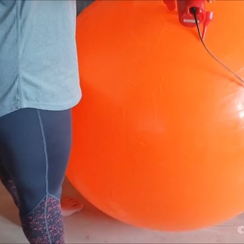 Video 101 - tight inflating my giant CANDO Gymball (07:19 min)