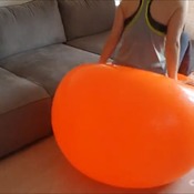 Video 101 - tight inflating my giant CANDO Gymball (07:19 min)