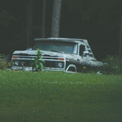 Abandoned Pickup Truck Wallpaper