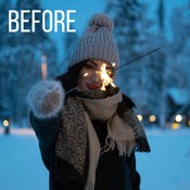 Magical Winter Preset - Lightroom Mobile