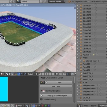 Al Hilal Stadium 3D Model