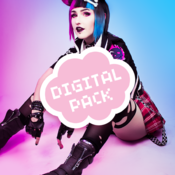 Juri Han Punk Cosplay Photoset