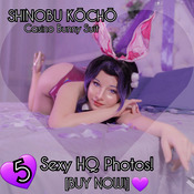 Shinobu kocho - Casino Bunny Suit - 5 sexy HQ photos