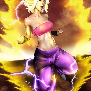 CAULIFLA DRAGON BALL SUPER digital art